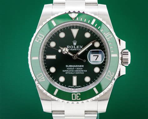 rolex black green|rolex submariner green black.